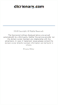 Mobile Screenshot of dicrionary.com
